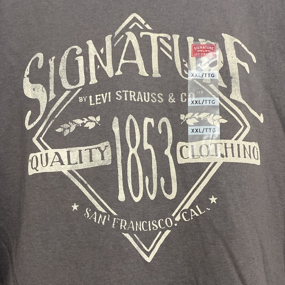 New Signature by Levi Strauss & CO Men’s T-Shirt Size XXL. ( 60 A ) - Picture 2 of 4